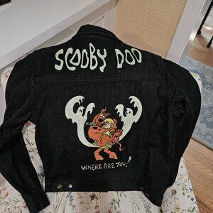 Cakeworthy Scooby Doo Denim Jacket Size Medium